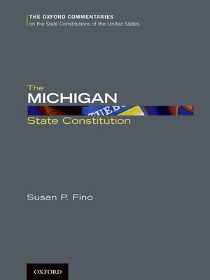 cover image of The Michigan State Constitution